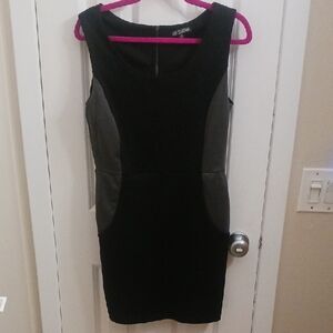 BeBop Black and Gray Mini Dress